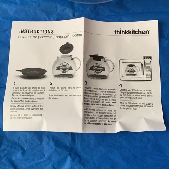 🍿 Thinkkitchen Popcorn Popper - Picture 4 of 4